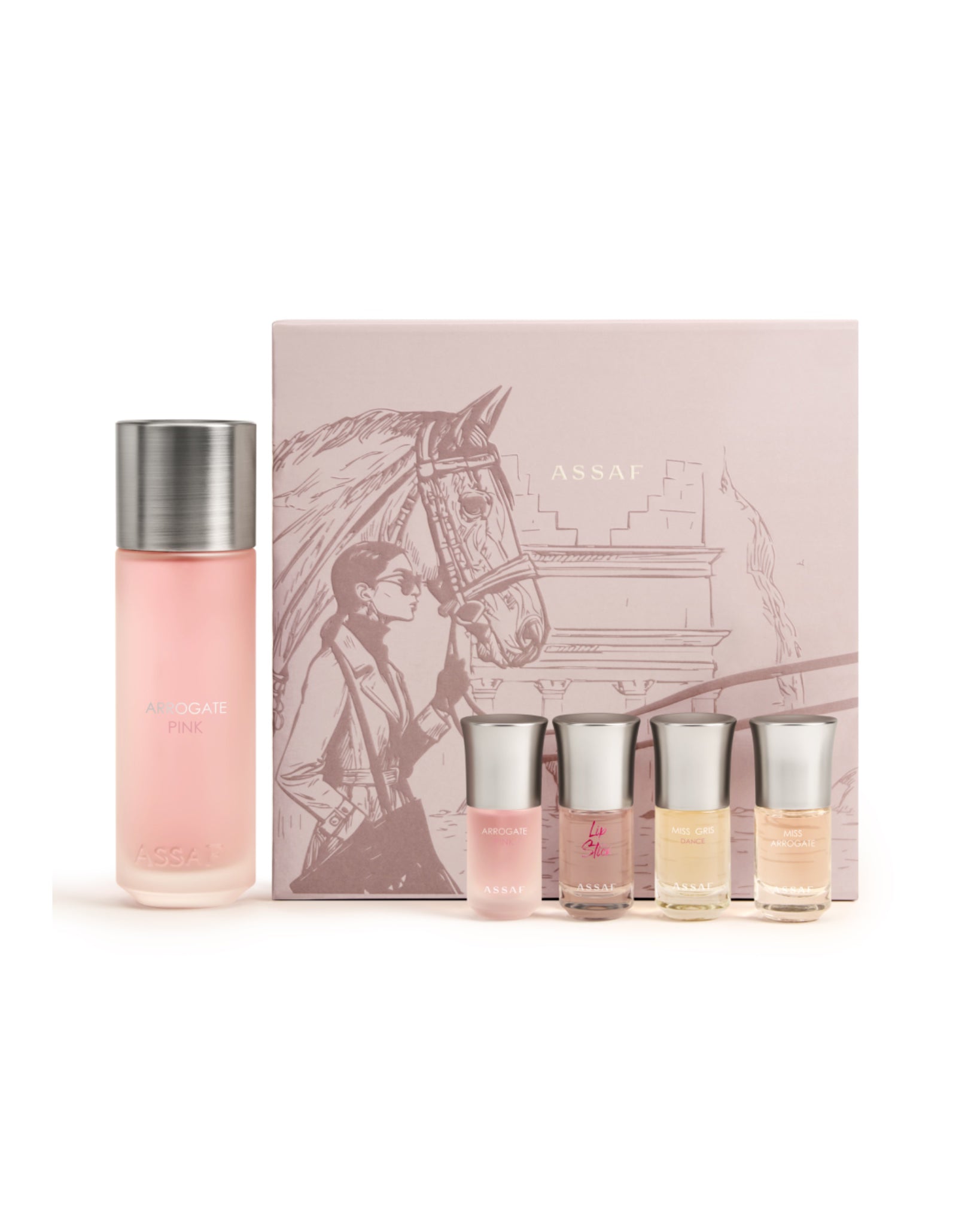 ASSAF ARROGATE PINK SET