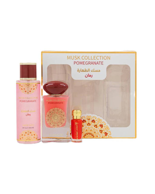 MUSK TAHARA SET POMEGRANATE BY Gulf Orchid